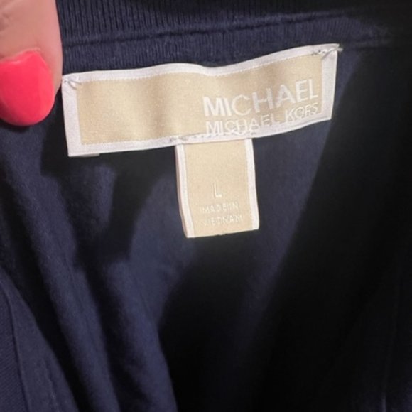 Michael Kors Blue Top Size Medium - Picture 7 of 7